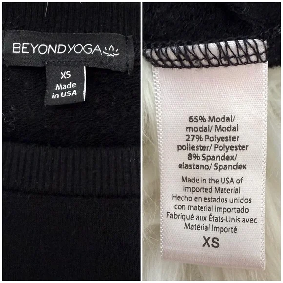 Beyond Yoga Cozy Fleece Saturday Oversized Sweatshirt XS - Picture 7 of 7